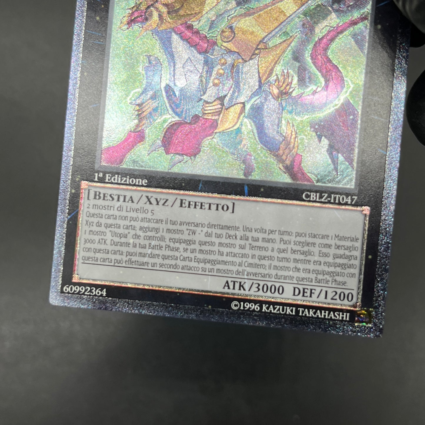 遊戯王 ZW-獣王獅子武装/レリーフ/イタリア/1st/EU版