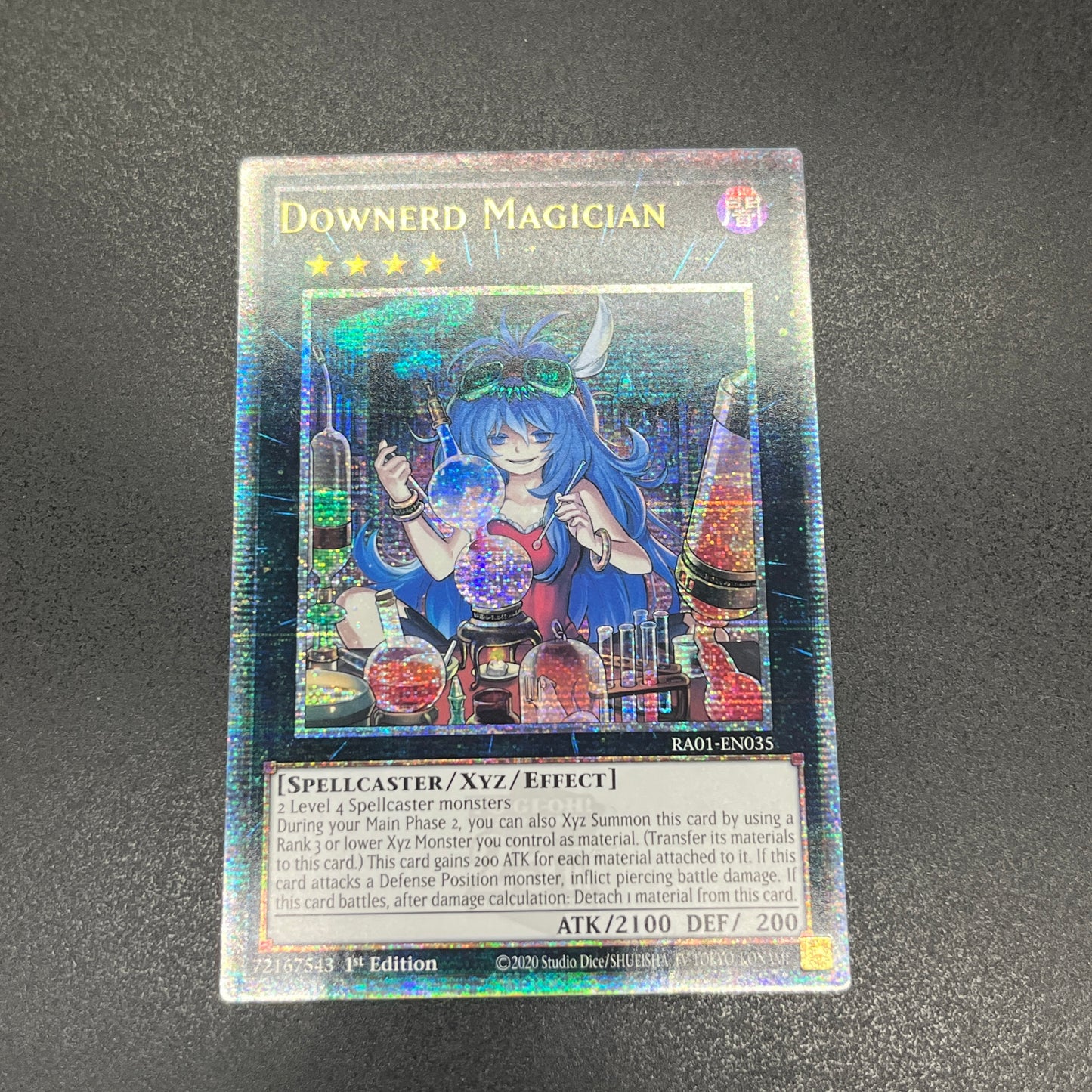 遊戯王 ダウナード・マジシャン/クオシク/英語/1st/EU版