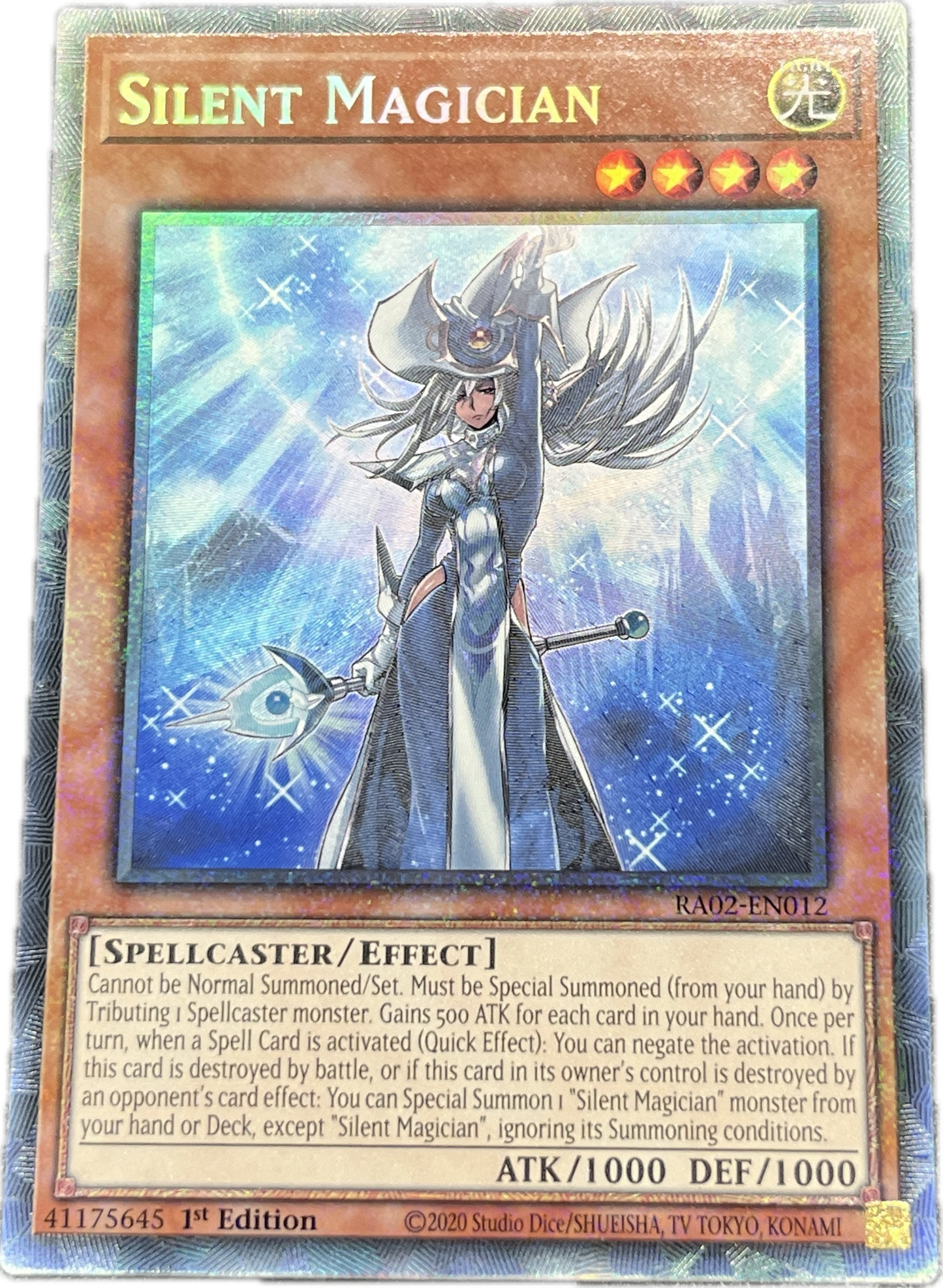 遊戯王 沈黙の魔術師-サイレント・マジシャン/コレクターズ/英語/1st/EU版
