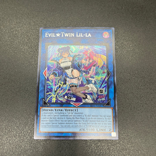 遊戯王 Evil★Twin リィラ/シークレット/英語/泰亜版