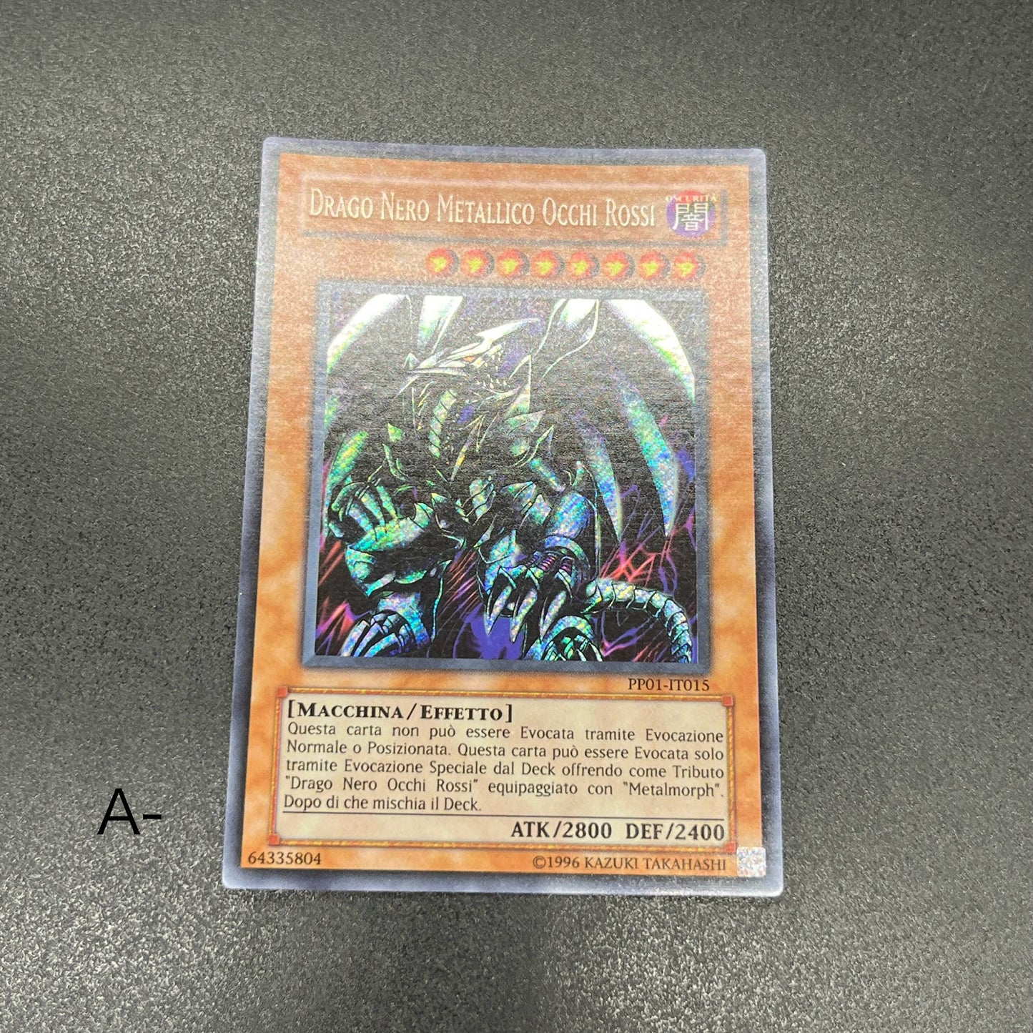遊戯王 レッドアイズ・ブラックメタルドラゴン/シークレット/イタリア/EU