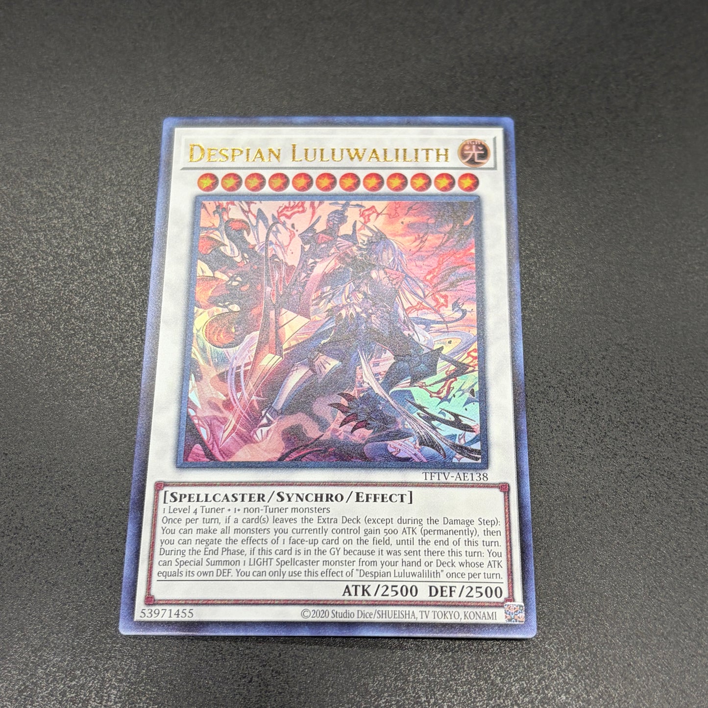 遊戯王 赫聖の妖騎士/ウルトラ/英語/泰亜版