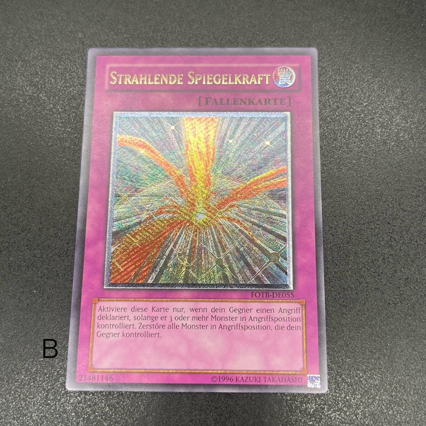 遊戯王 閃光のバリア -シャイニング・フォース-/レリーフ/ドイツ/EU版