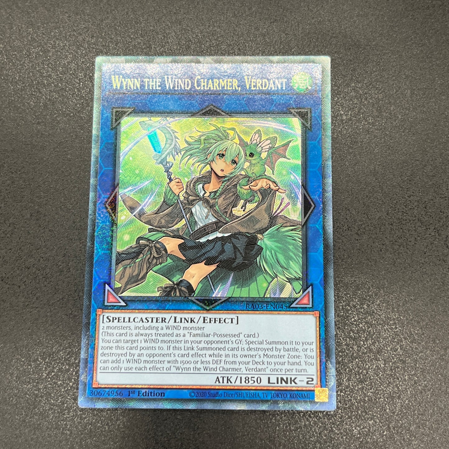 遊戯王 蒼翠の風霊使いウィン/コレクターズ/英語/1st/EU