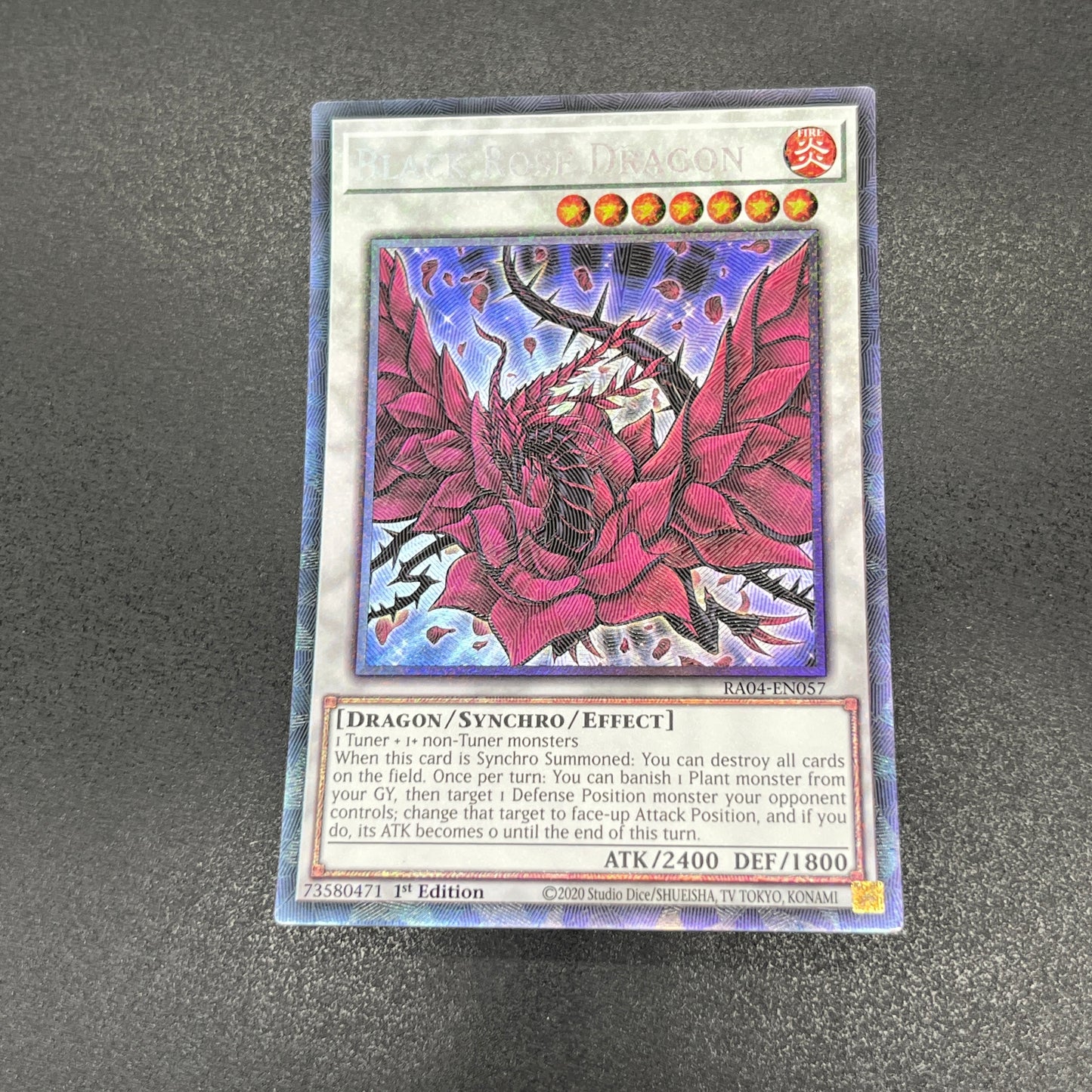 遊戯王 ブラック・ローズ・ドラゴン/コレクターズ/英語/1st/EU