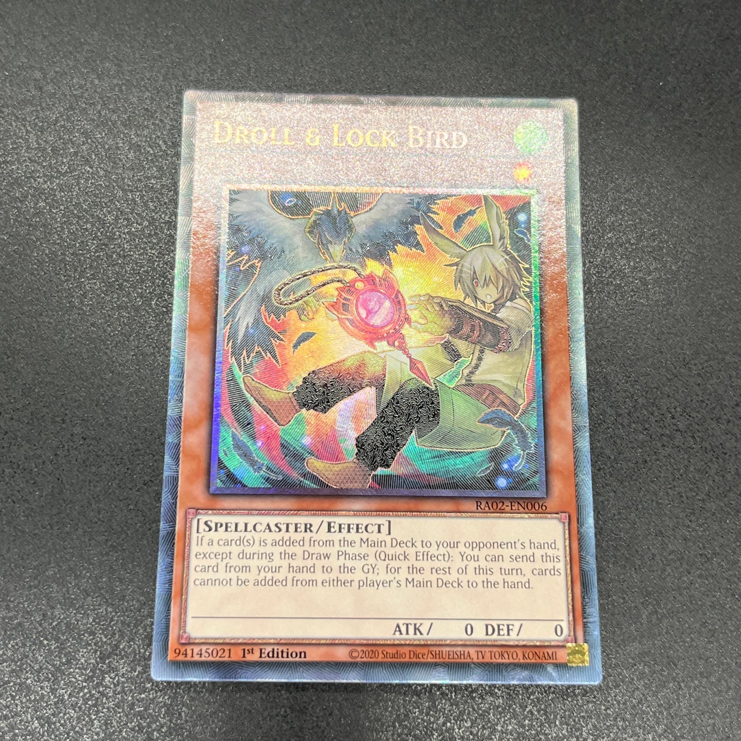 遊戯王 ドロール&ロックバード/コレクターズ/英語/1st/EU版