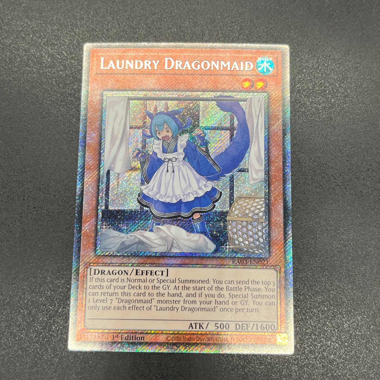 遊戯王 ドラゴンメイド・ラドリー/プラチナ/英語/1st/EU