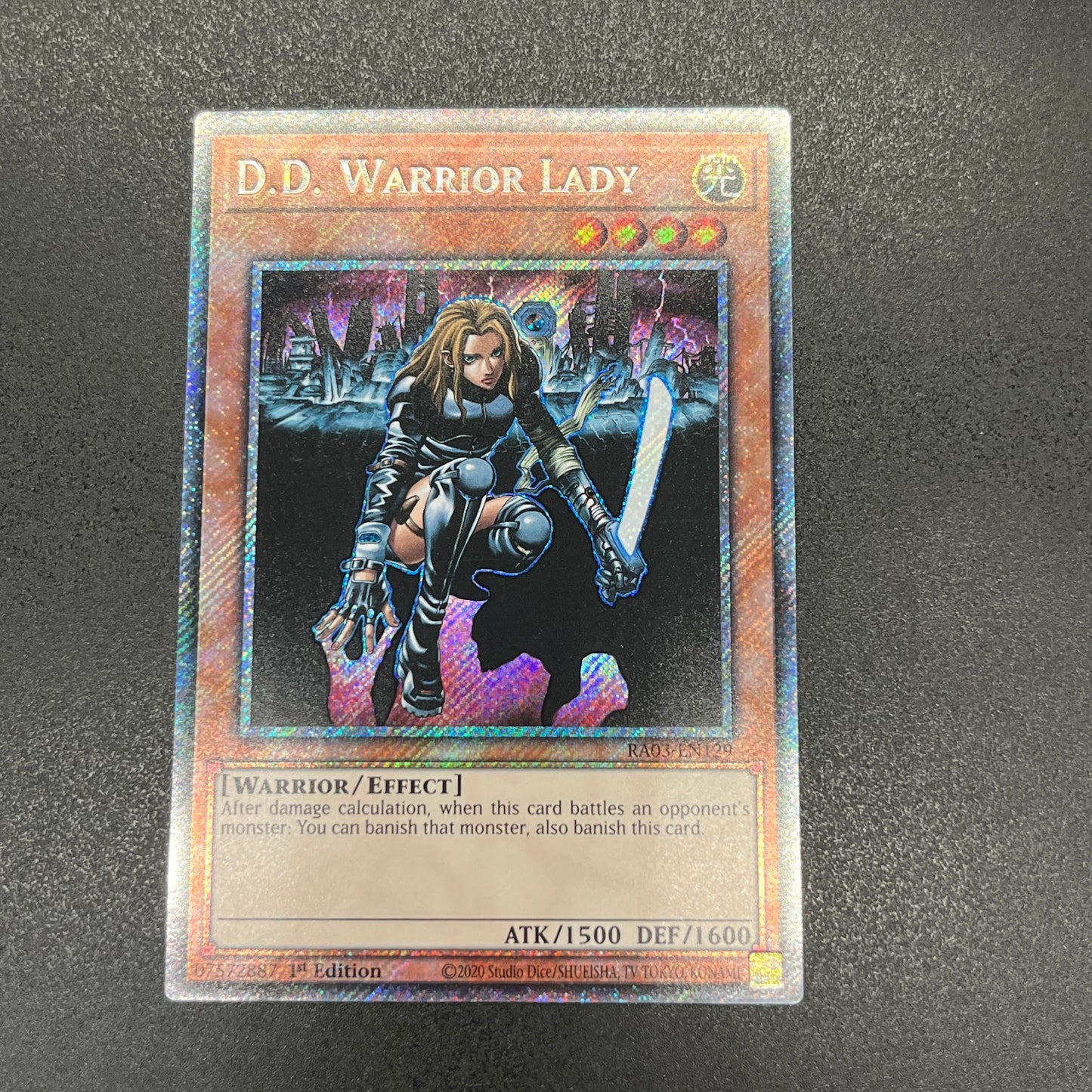 遊戯王 異次元の女戦士/プラチナ/英語/1st/EU