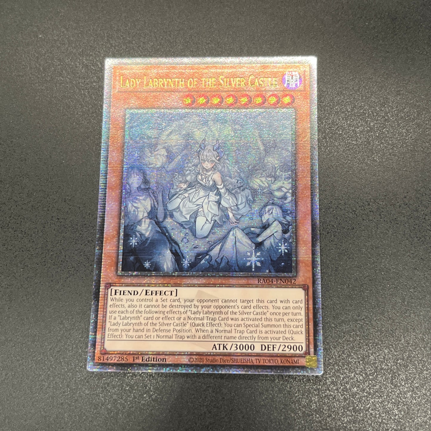 遊戯王 迷宮城の白銀姫/クオシク/英語/1st/EU版