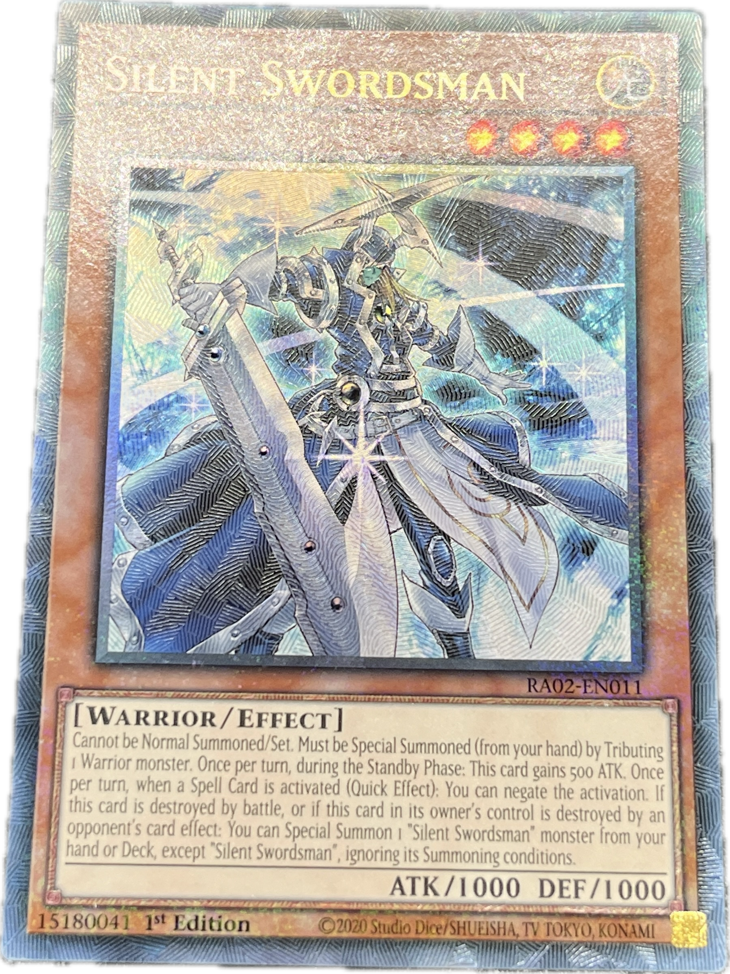 遊戯王 沈黙の剣士-サイレント・ソードマン/コレクターズ/英語/1st/EU