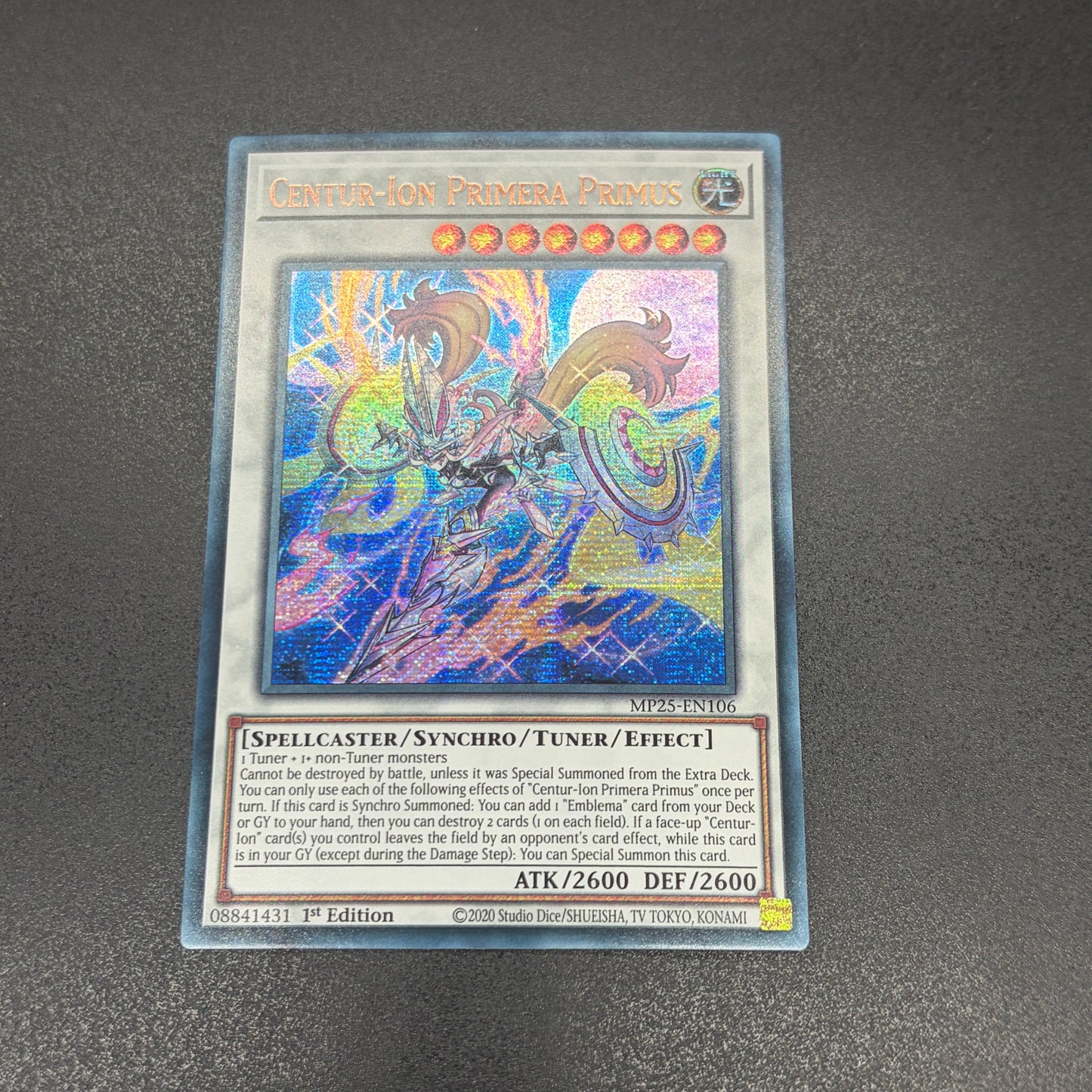 遊戯王 騎士皇プリメラ・プリムス/シークレット/1st/英語