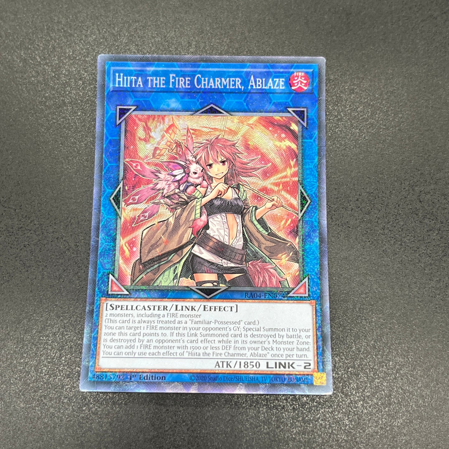 遊戯王 灼熱の火霊使いヒータ/コレクターズ/英語/1st/EU