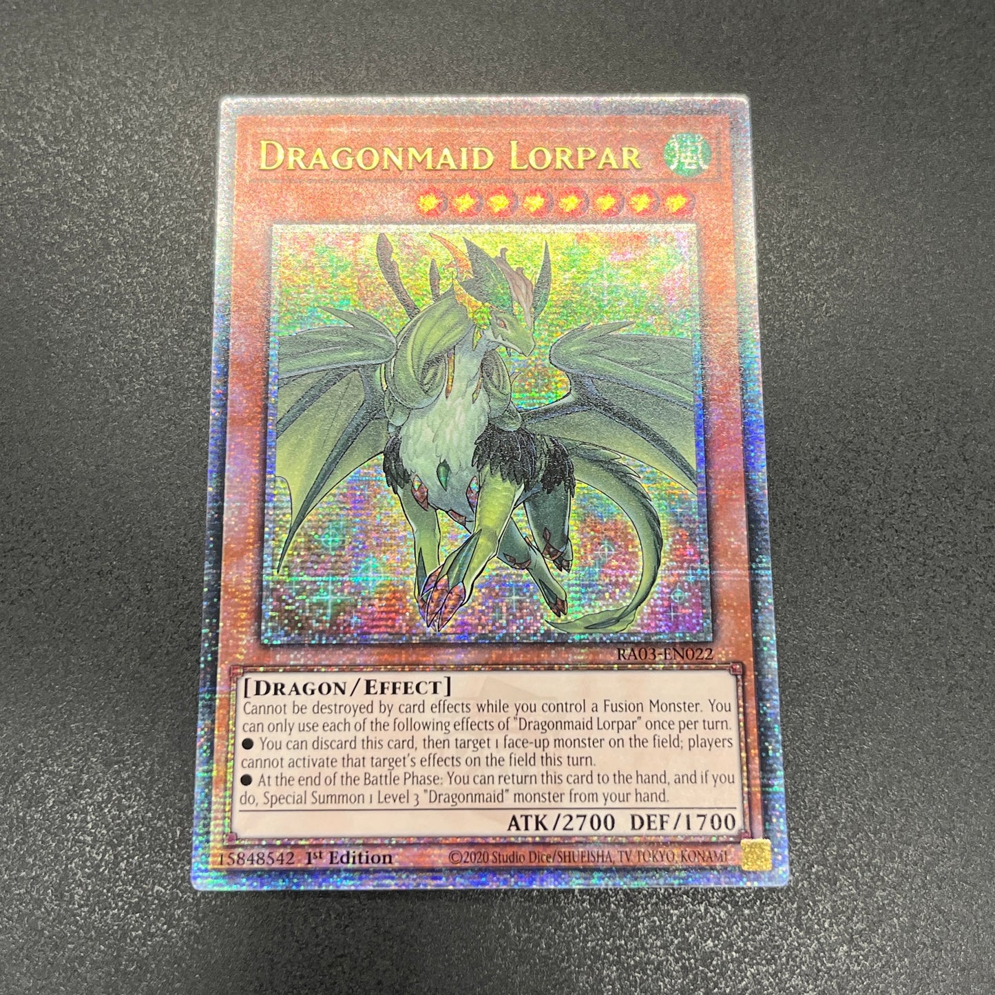 遊戯王 ドラゴンメイド・ルフト/クオシク/英語/1st/EU