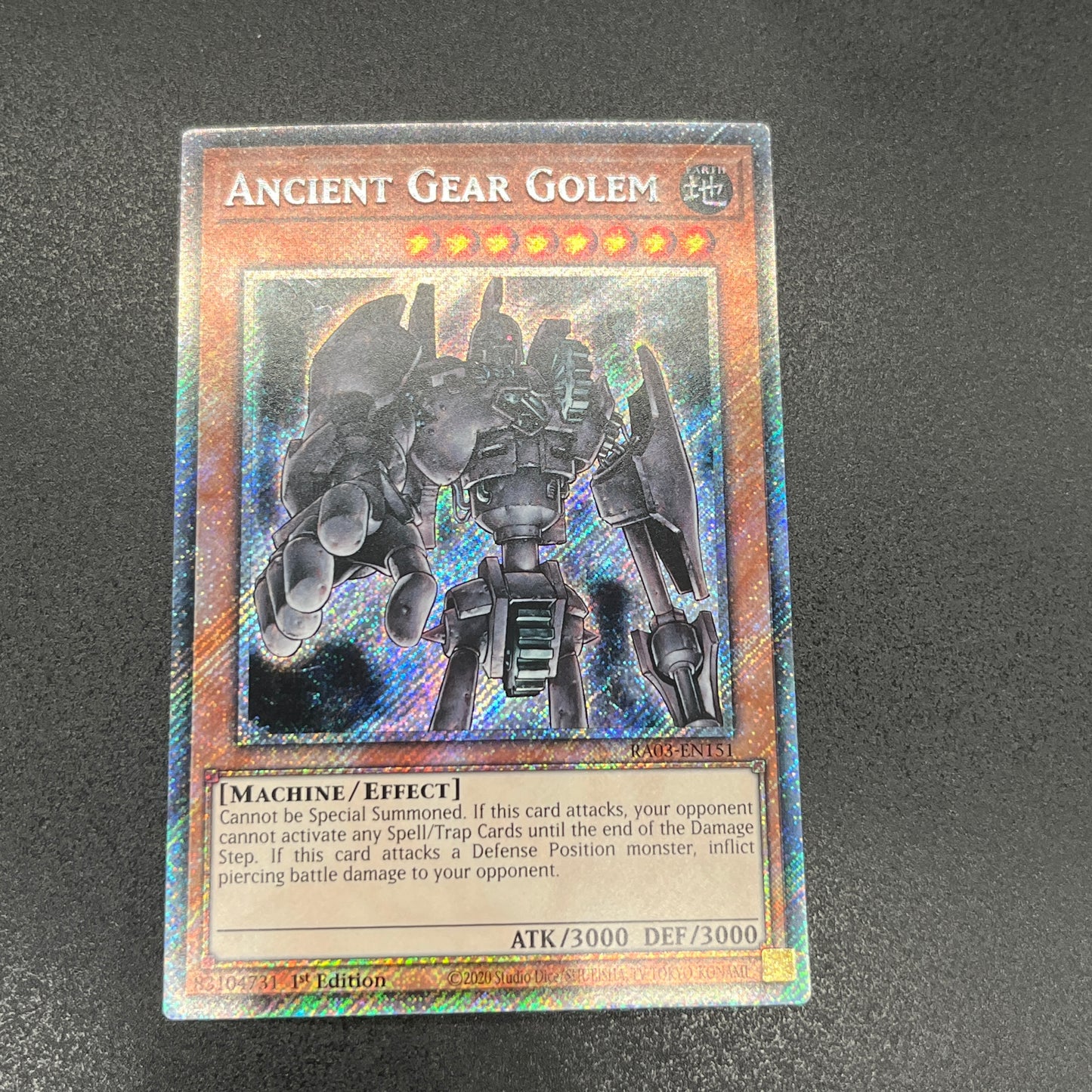 遊戯王 古代の機械巨人/プラチナ/英語/1st/EU