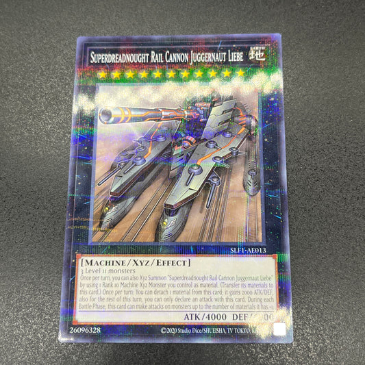 遊戯王 超弩級砲塔列車ジャガーノート・リーベ/パラレル/英語/泰亜版