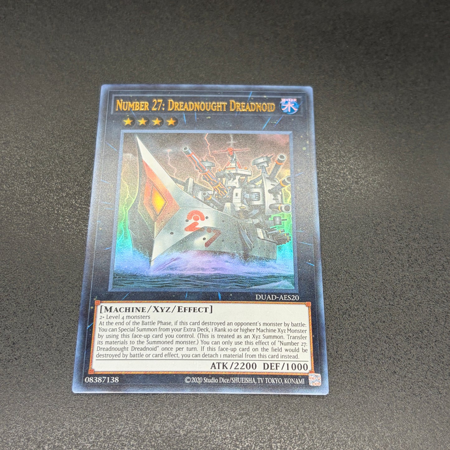 遊戯王 No.27 弩級戦艦ードレッドノイド/ウルトラ/英語/泰亜版