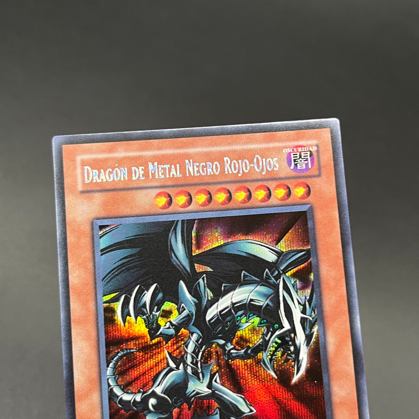 遊戯王 レッドアイズ・ブラックメタルドラゴン/シークレット/スペイン/EU版