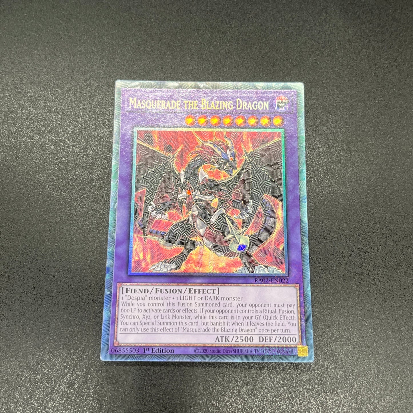 遊戯王 赫灼竜マスカレイド/コレクターズ/英語/1st/EU