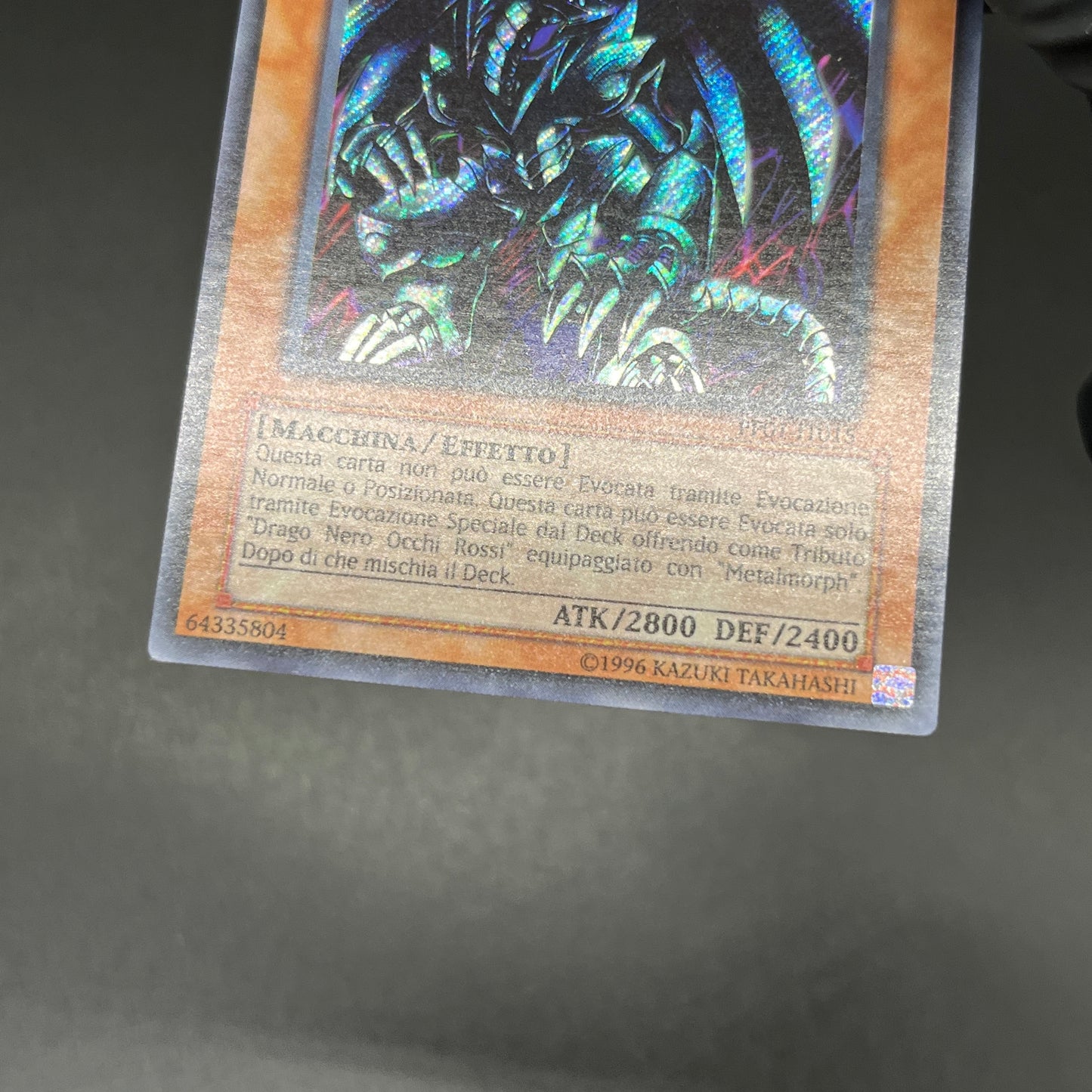 遊戯王 レッドアイズ・ブラックメタルドラゴン/シークレット/イタリア/EU
