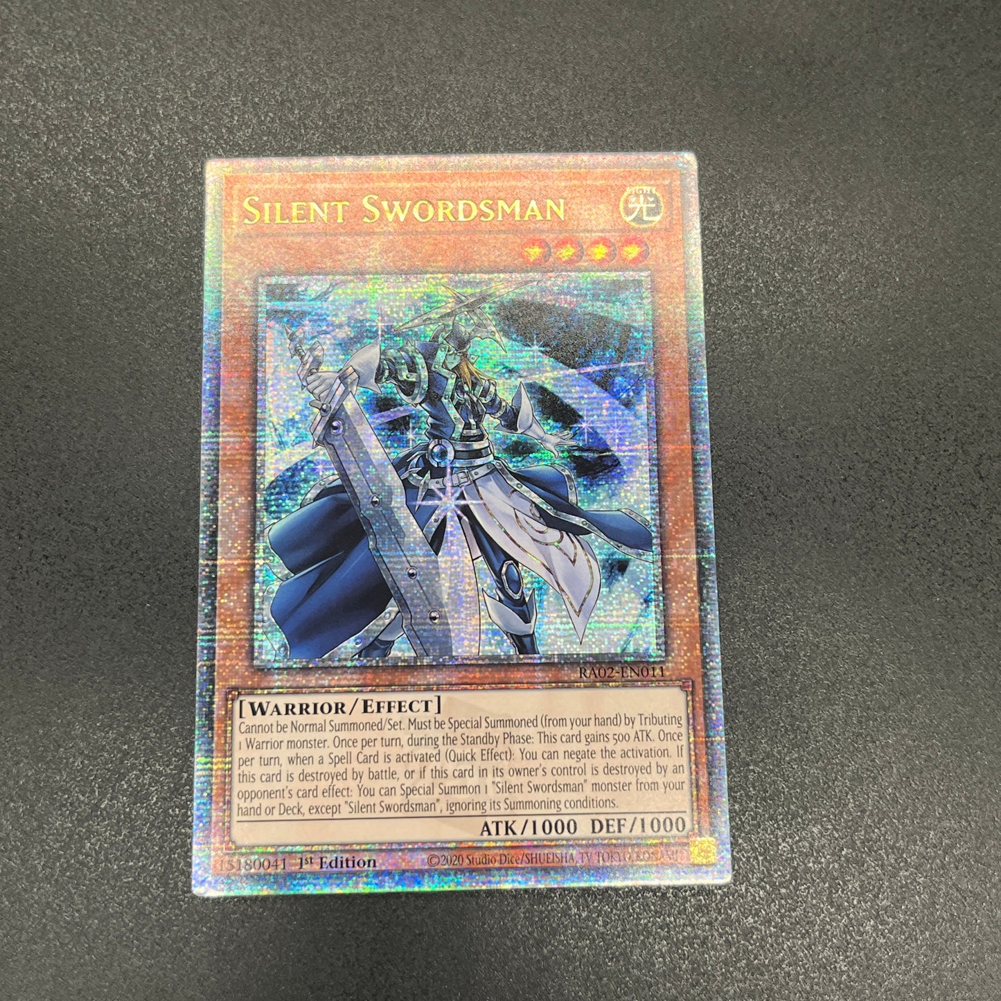 遊戯王 沈黙の剣士-サイレント・ソードマン/クオシク/英語/1st/EU版