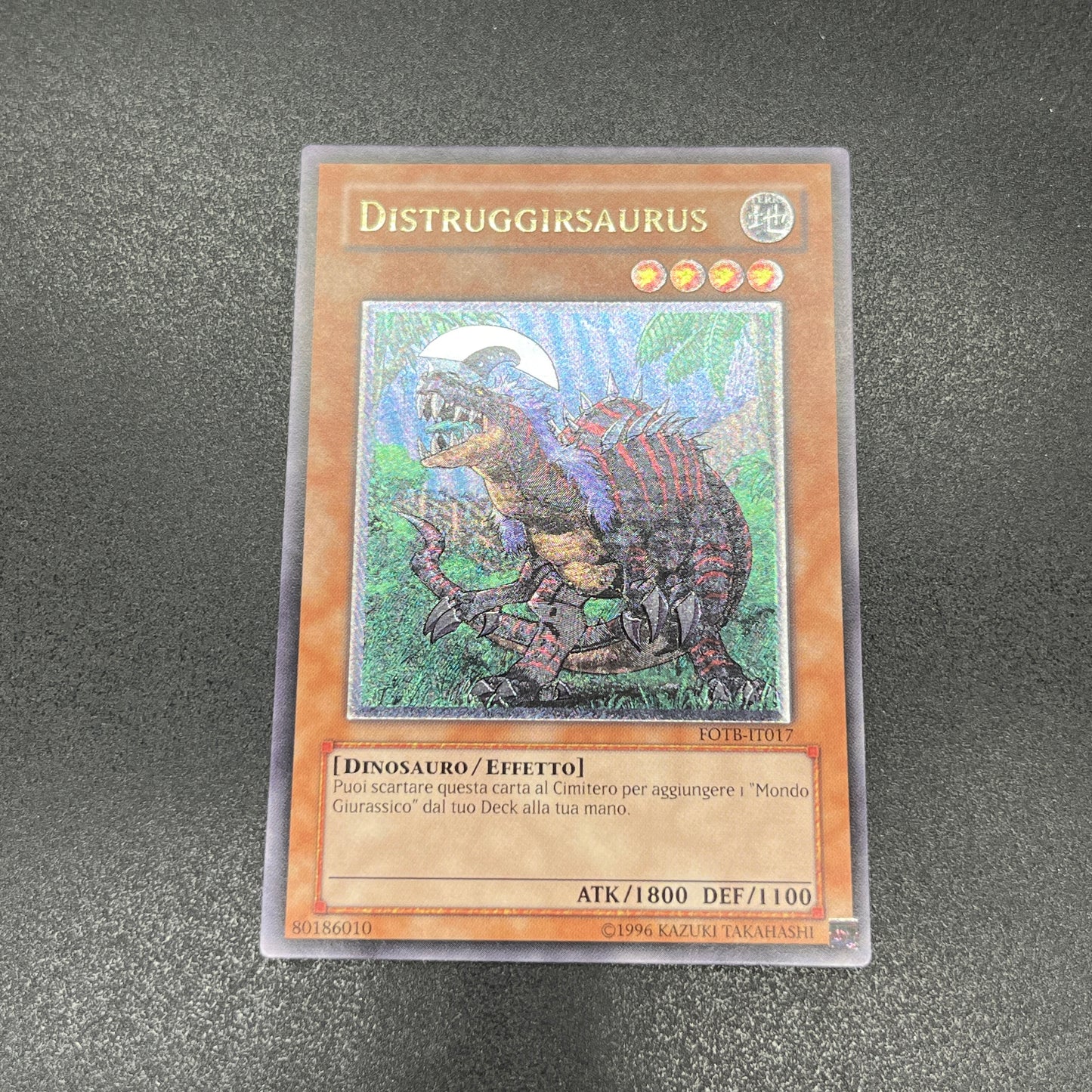 遊戯王 キラーザウルス/レリーフ/イタリア語/EU版