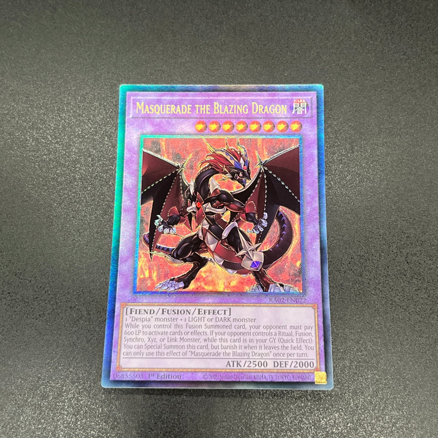 遊戯王 赫灼竜マスカレイド/レリーフ/英語/1st/EU