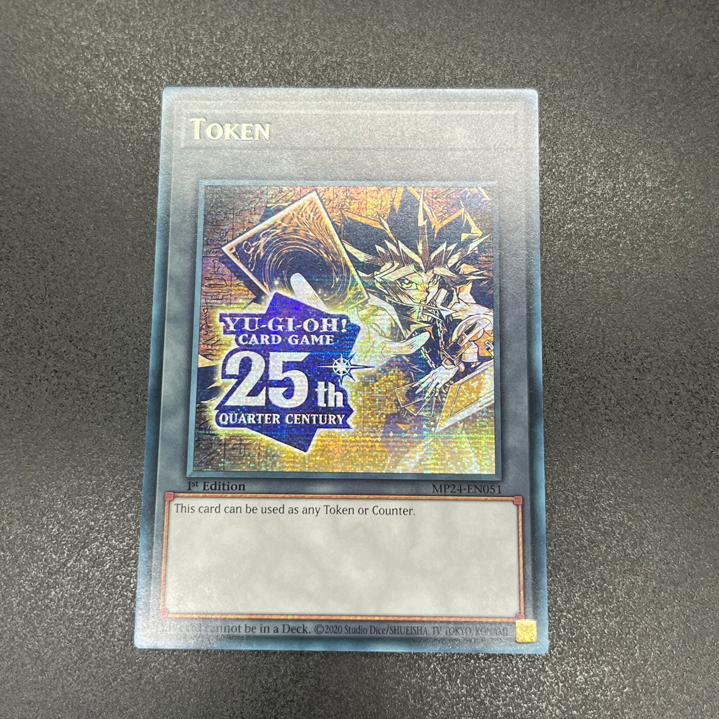 遊戯王 25thトークン 遊戯/シークレット/英語/1st/EU版