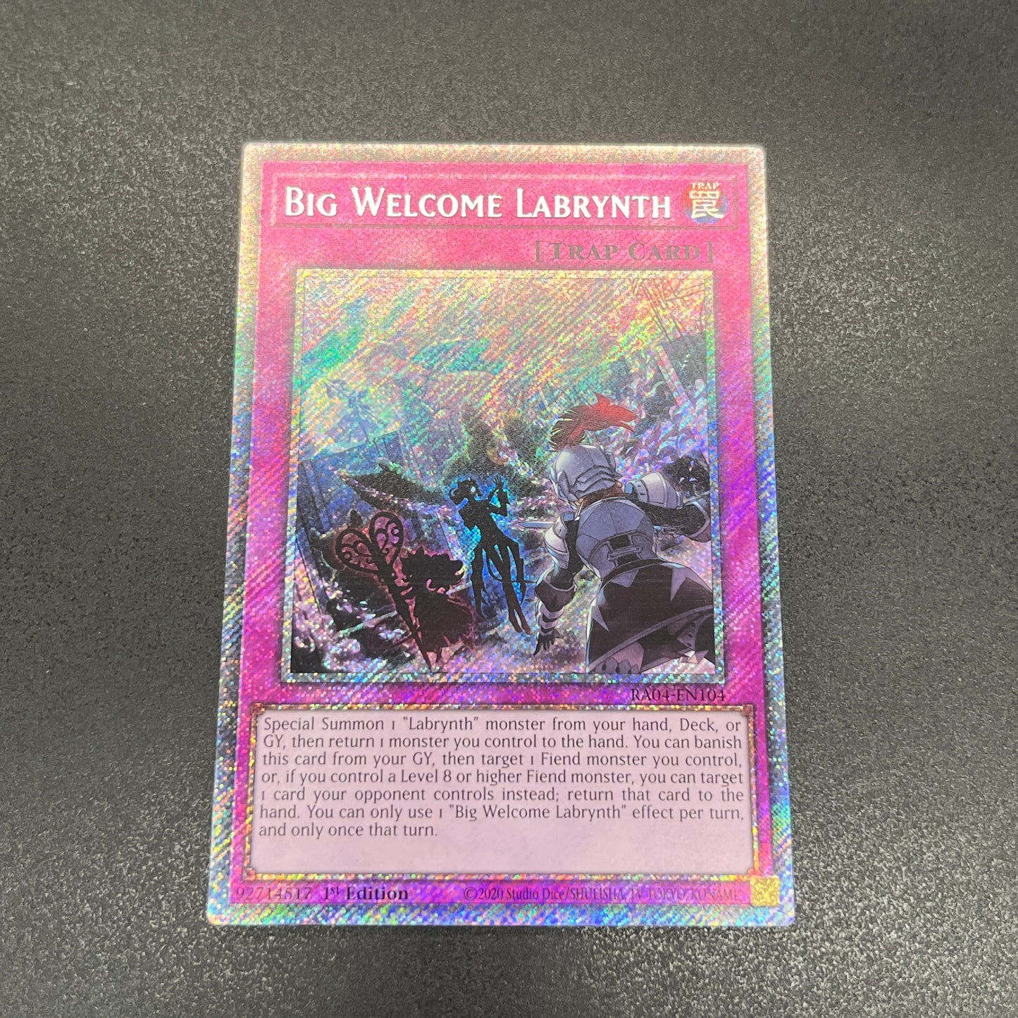 遊戯王 ビッグウェルカム・ラビュリンス/プラチナ/英語/1st/EU版