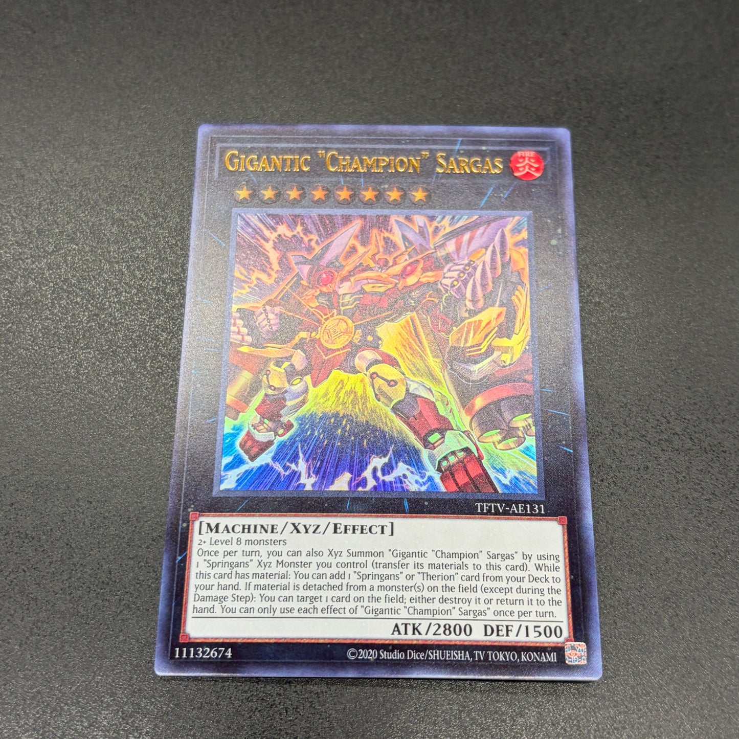 遊戯王 ギガンティック“チャンピオン”サルガス/ウルトラ/英語/泰亜版