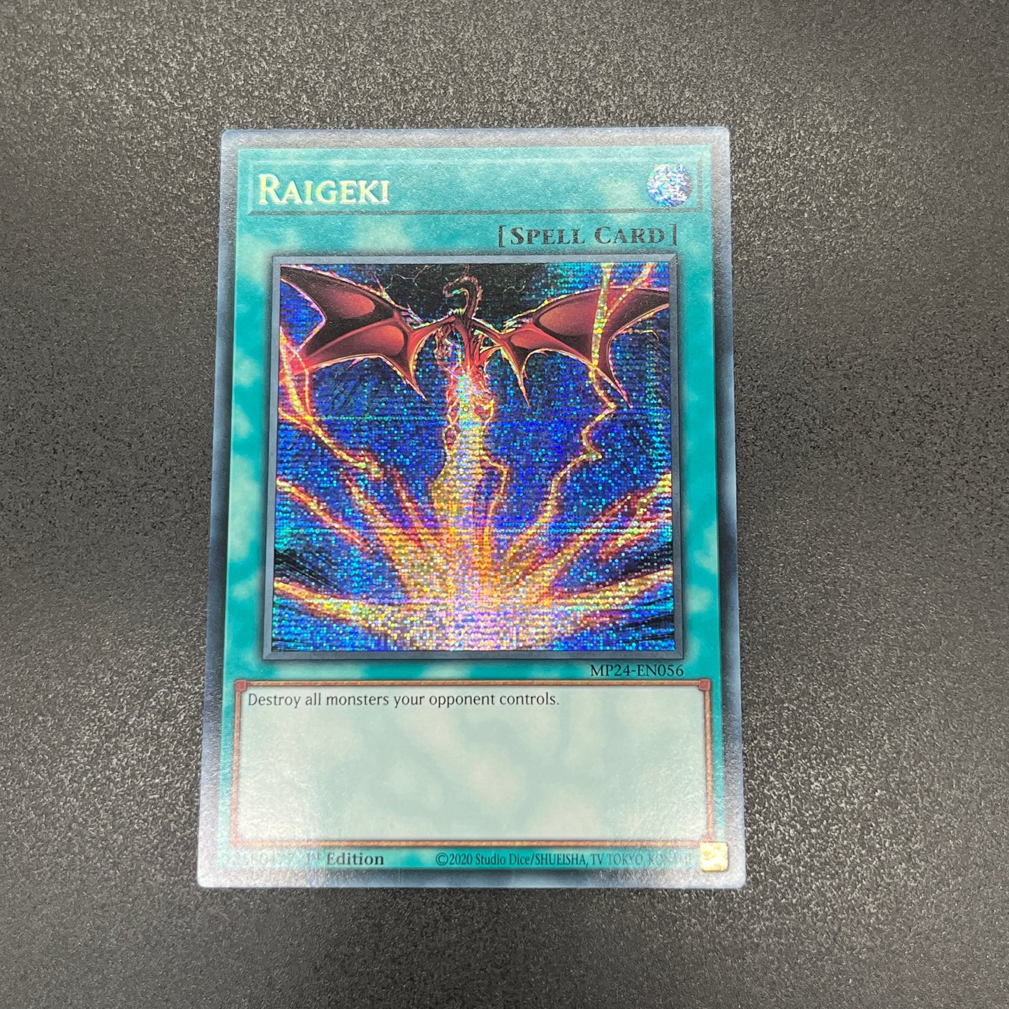 遊戯王 サンダー・ボルト/シークレット/英語/1st/EU版