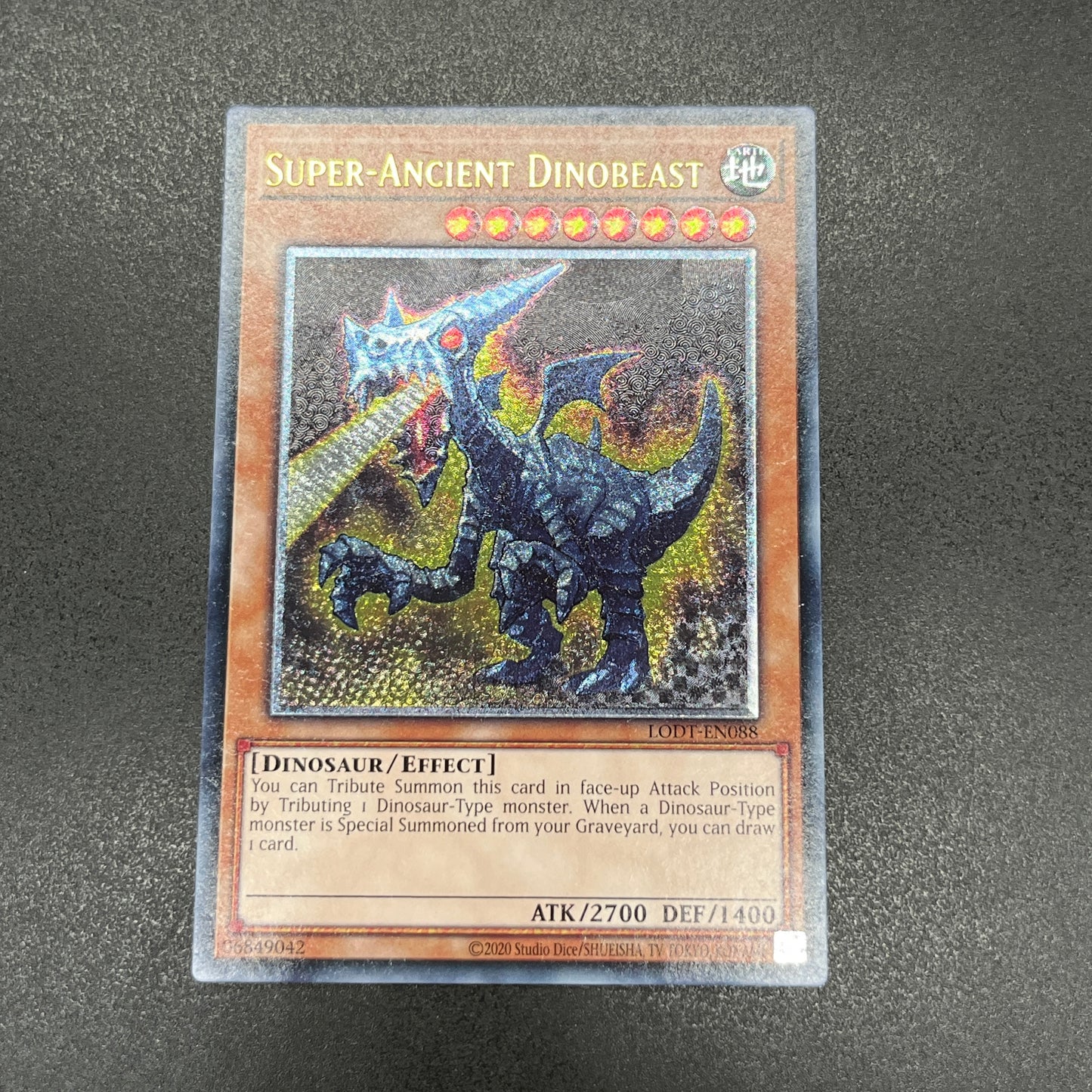 遊戯王 超古代恐獣/レリーフ/英語/EU版