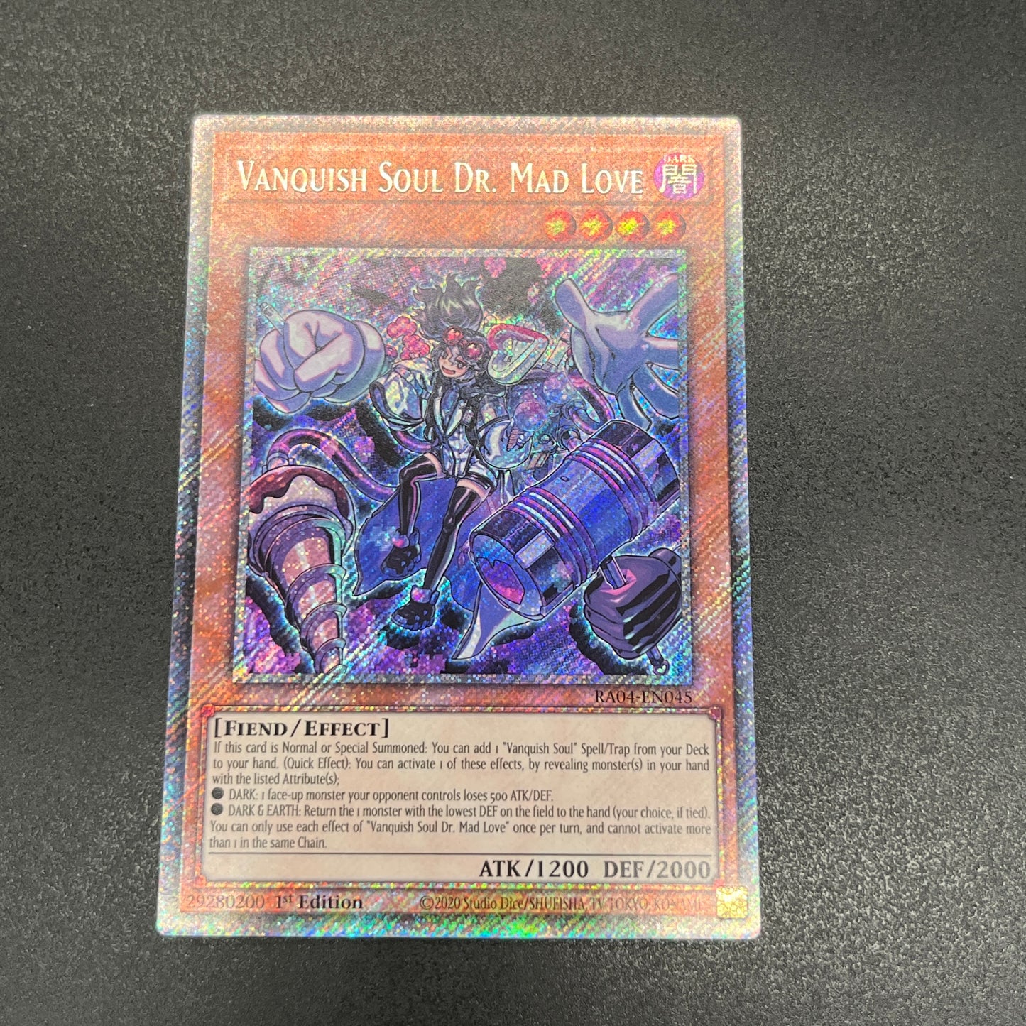 遊戯王 VS Dr.マッドラヴ/プラチナ/英語/1st/EU版