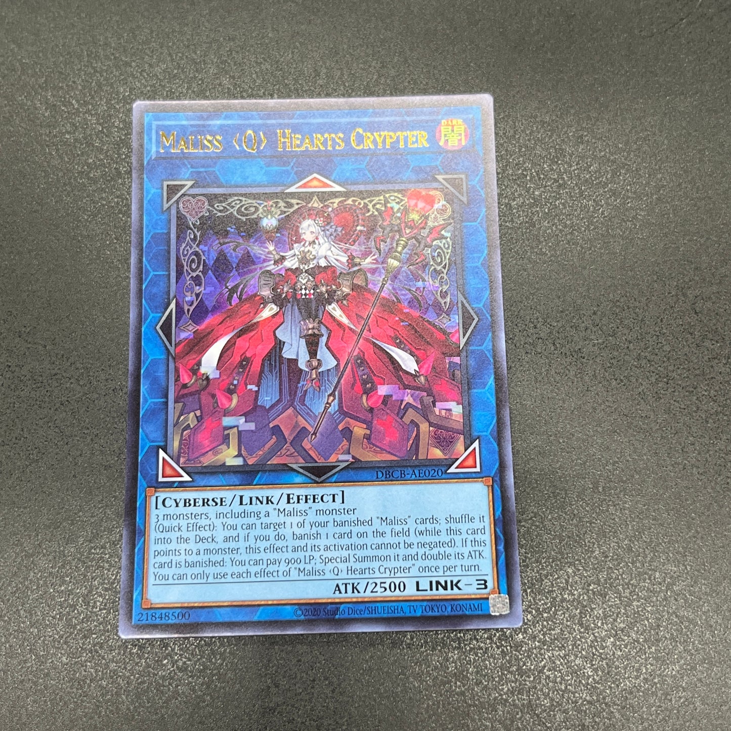 遊戯王 M∀LICE<Q>HEARTS OF CRYPTER/ウルトラ/英語/泰亜版