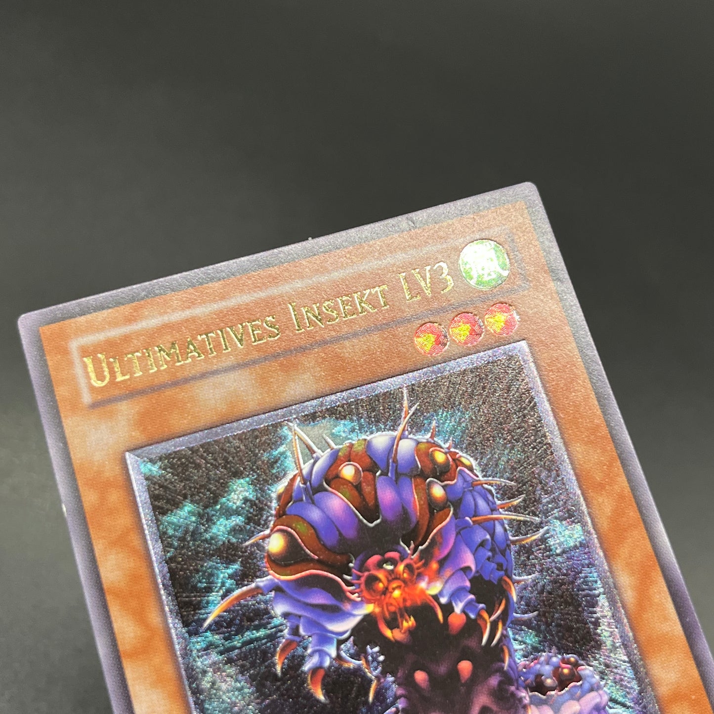 遊戯王 アルティメット・インセクト LV3/レリーフ/ドイツ/EU版
