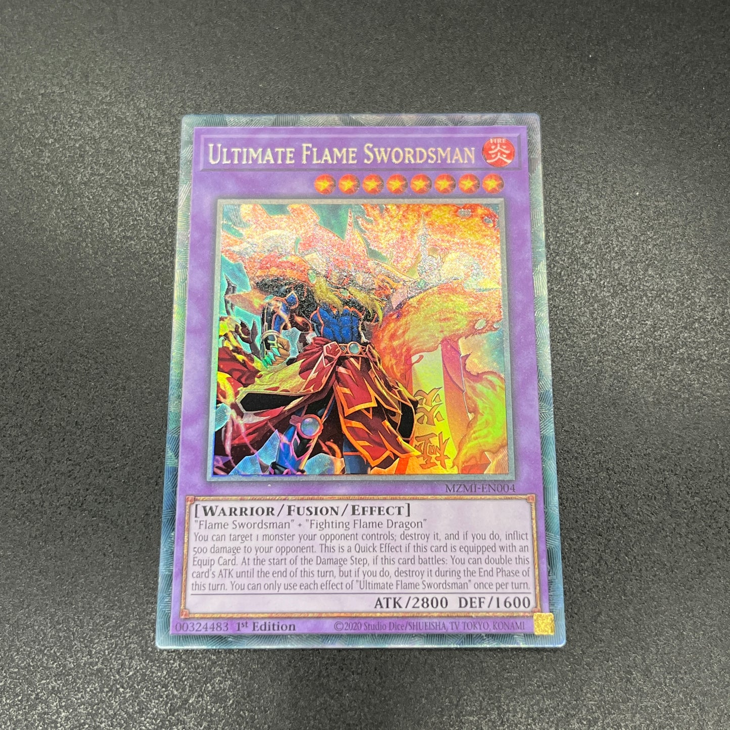遊戯王 Ultimate Flame Swordsman/コレクターズ/英語/1st/EU版