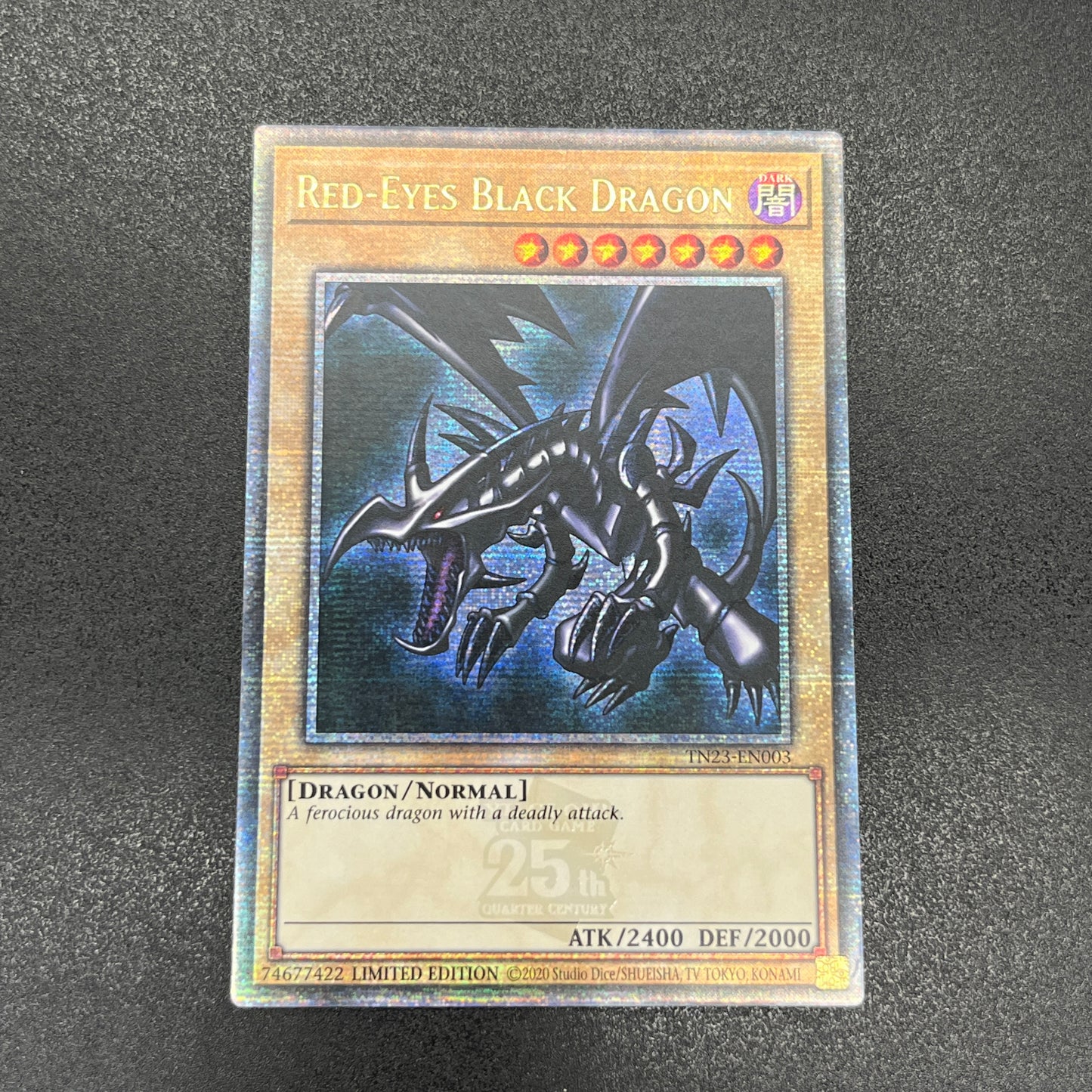 遊戯王 真紅眼の黒竜/クオシク/英語/EU版