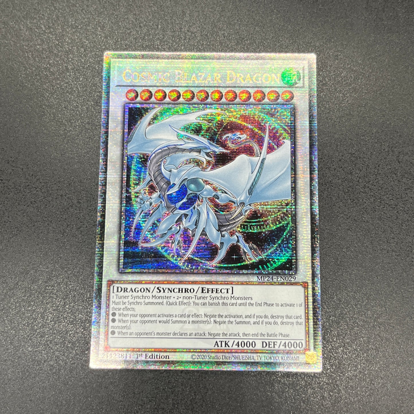 遊戯王 コズミック・ブレイザー・ドラゴン/クオシク/英語/1st/EU版