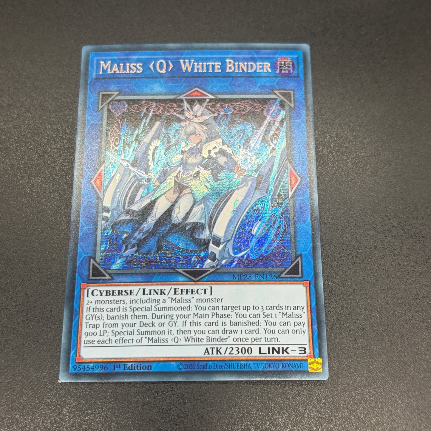 遊戯王 M∀LICE<Q>WHITE BINDER/シークレット/1st/英語