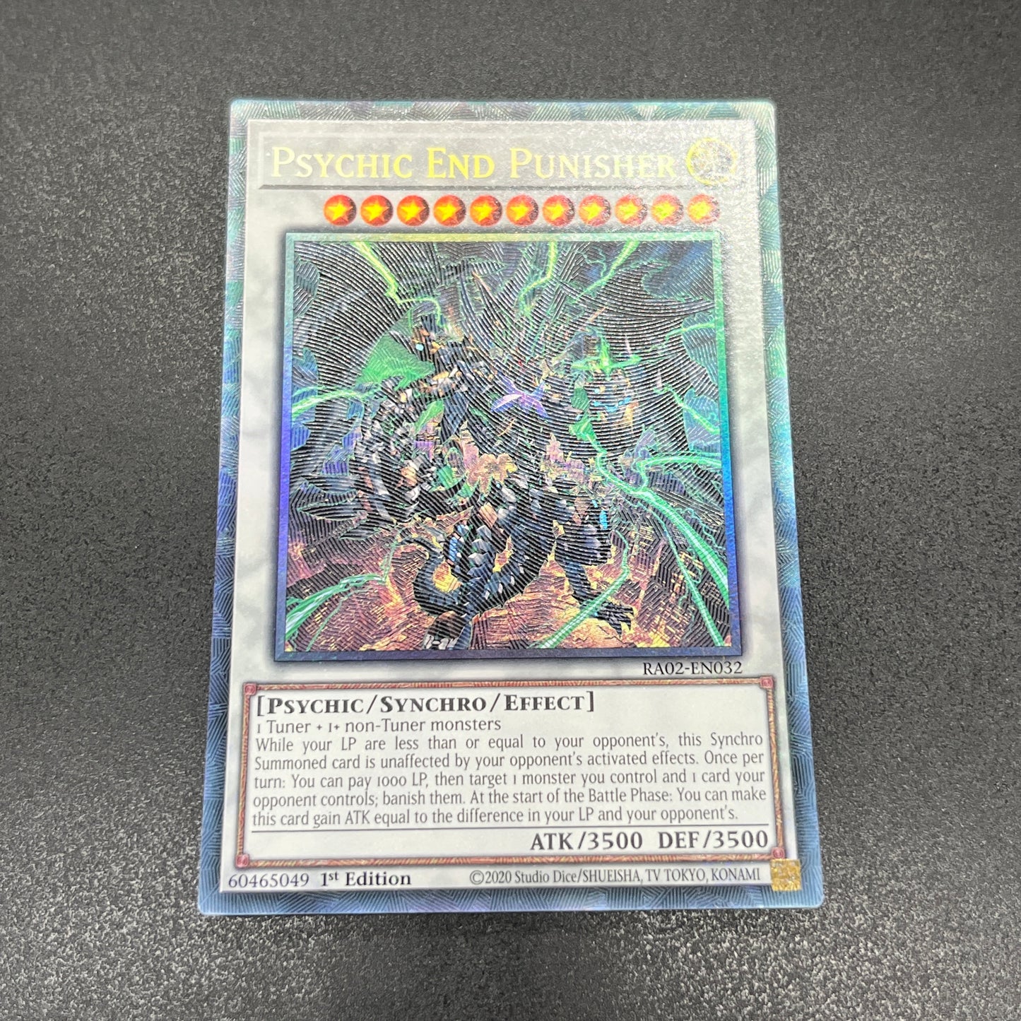 遊戯王 サイコ・エンド・パニッシャー/コレクターズ/英語/1st/EU版