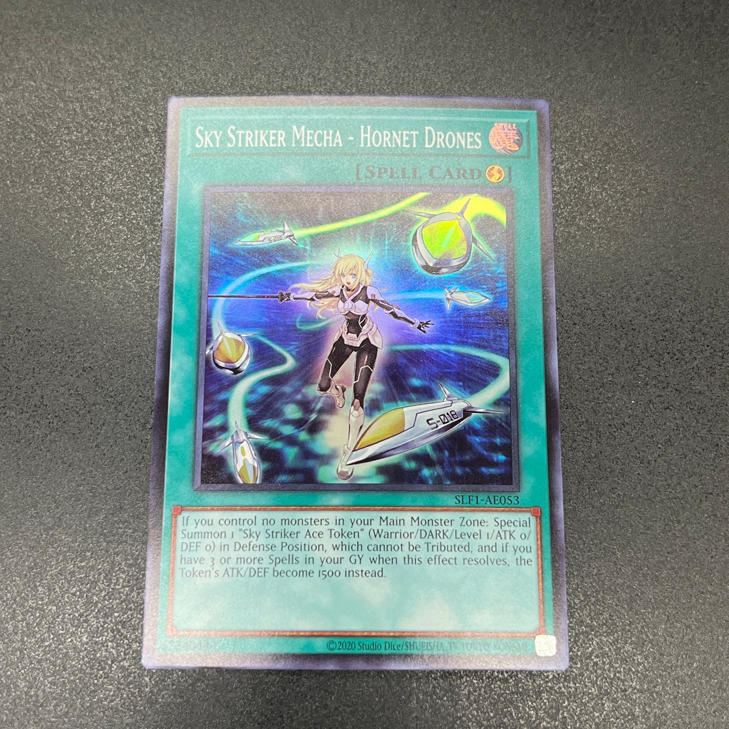 遊戯王 閃刀機-ホーネットビット/スーパー/英語/泰亜版