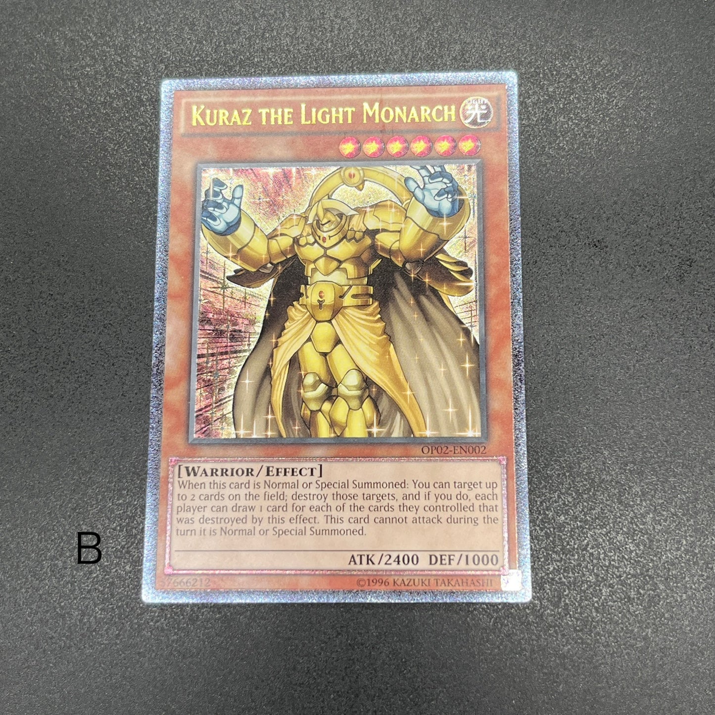 遊戯王 光帝クライス/レリーフ/英語/EU版