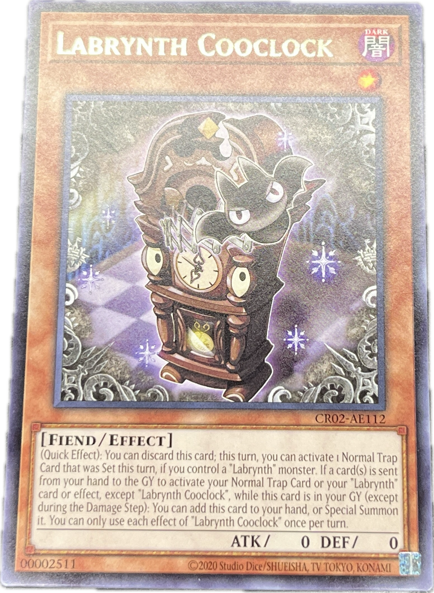 遊戯王 白銀の城の狂時計/レア/英語/泰亜版