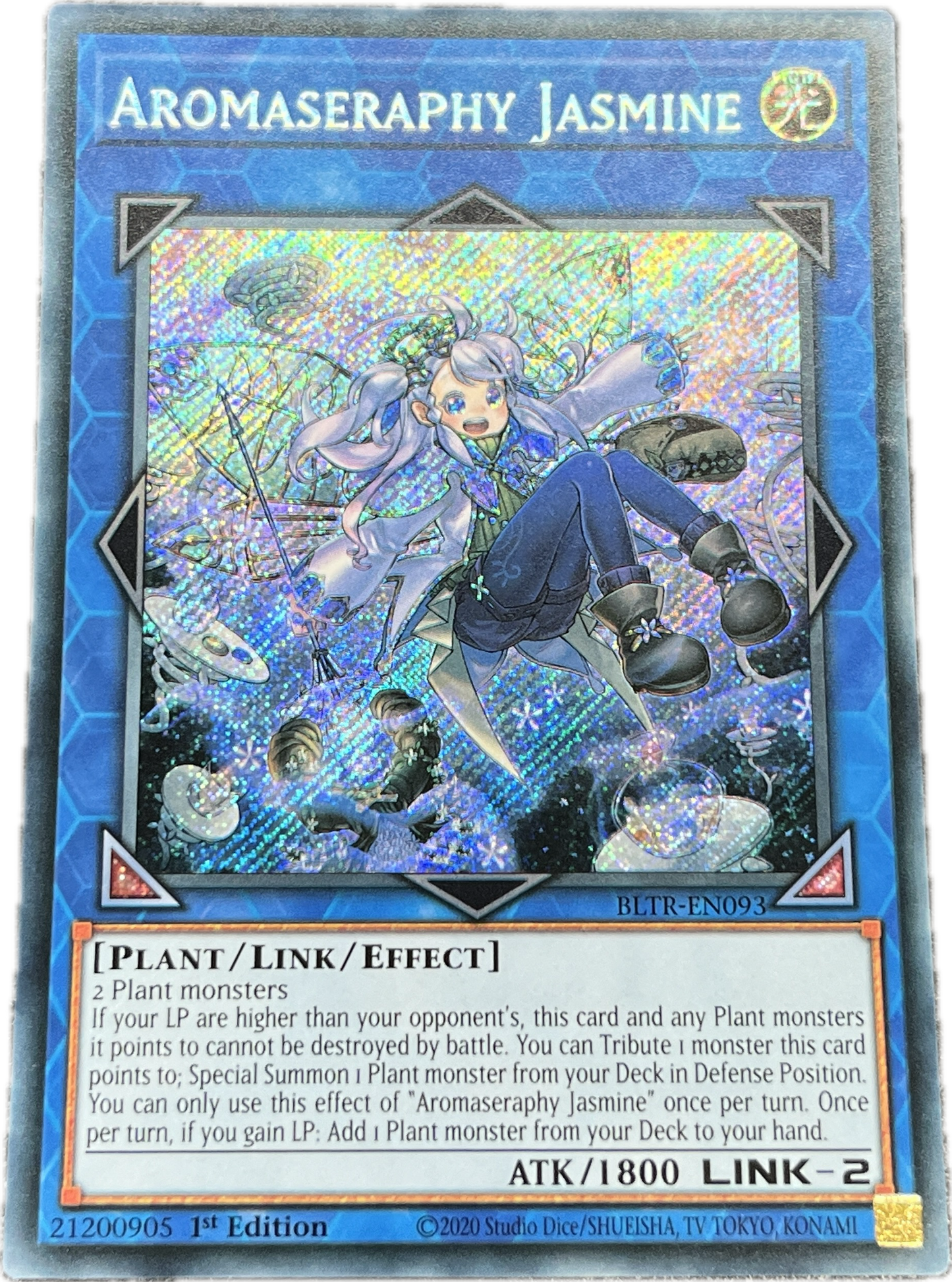 遊戯王 アロマセラフィ-ジャスミン/シークレット/英語/1st