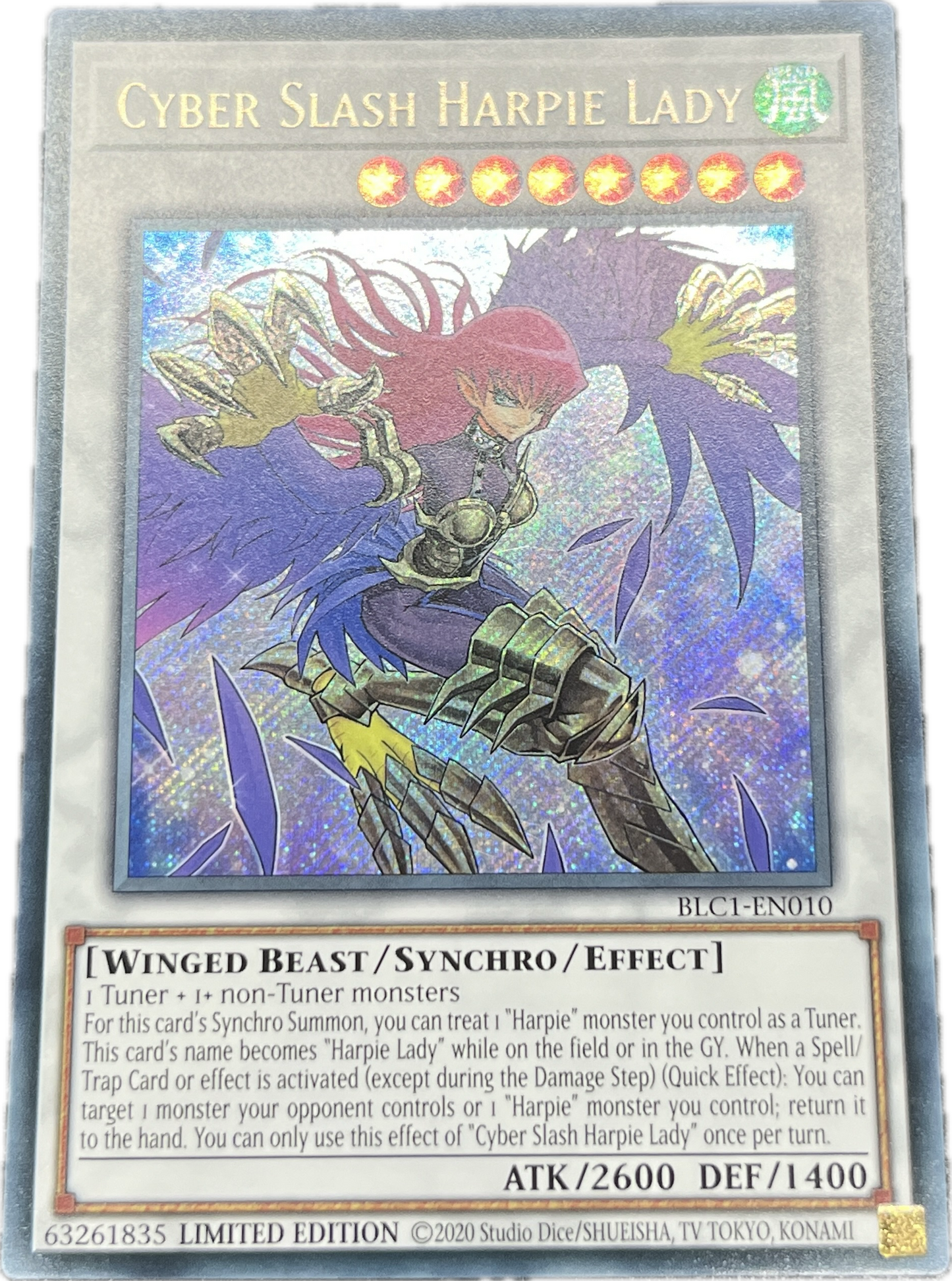 遊戯王 ハーピィ・レディ・SC/シークレット/英語/EU