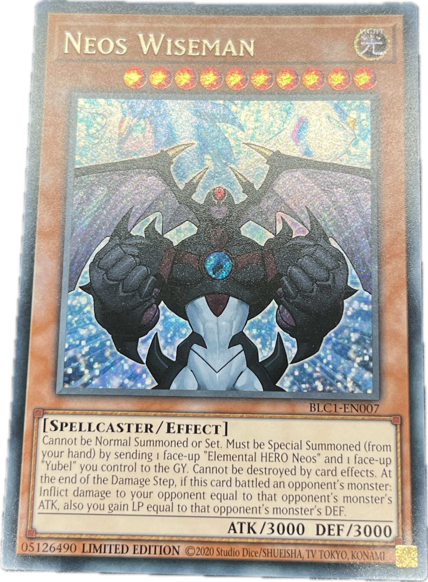 遊戯王 ネオス・ワイズマン/シークレット/英語/EU