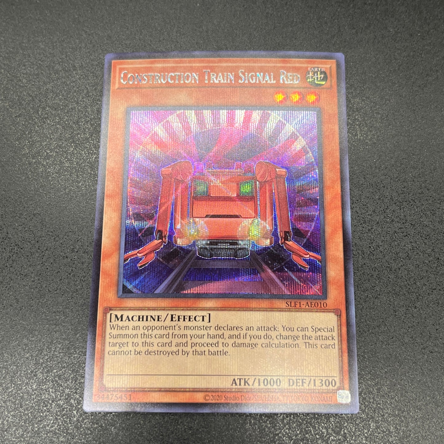 遊戯王 工作列車シグナル・レッド/シークレット/英語/泰亜版