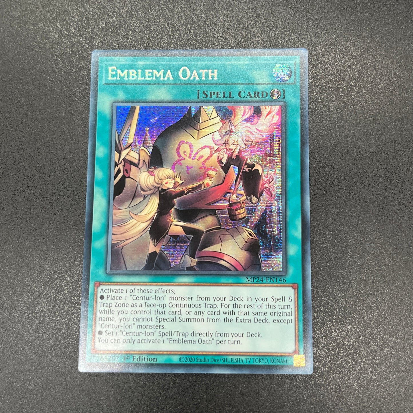 遊戯王 誓いのエンブレーマ/シークレット/英語/1st/EU版