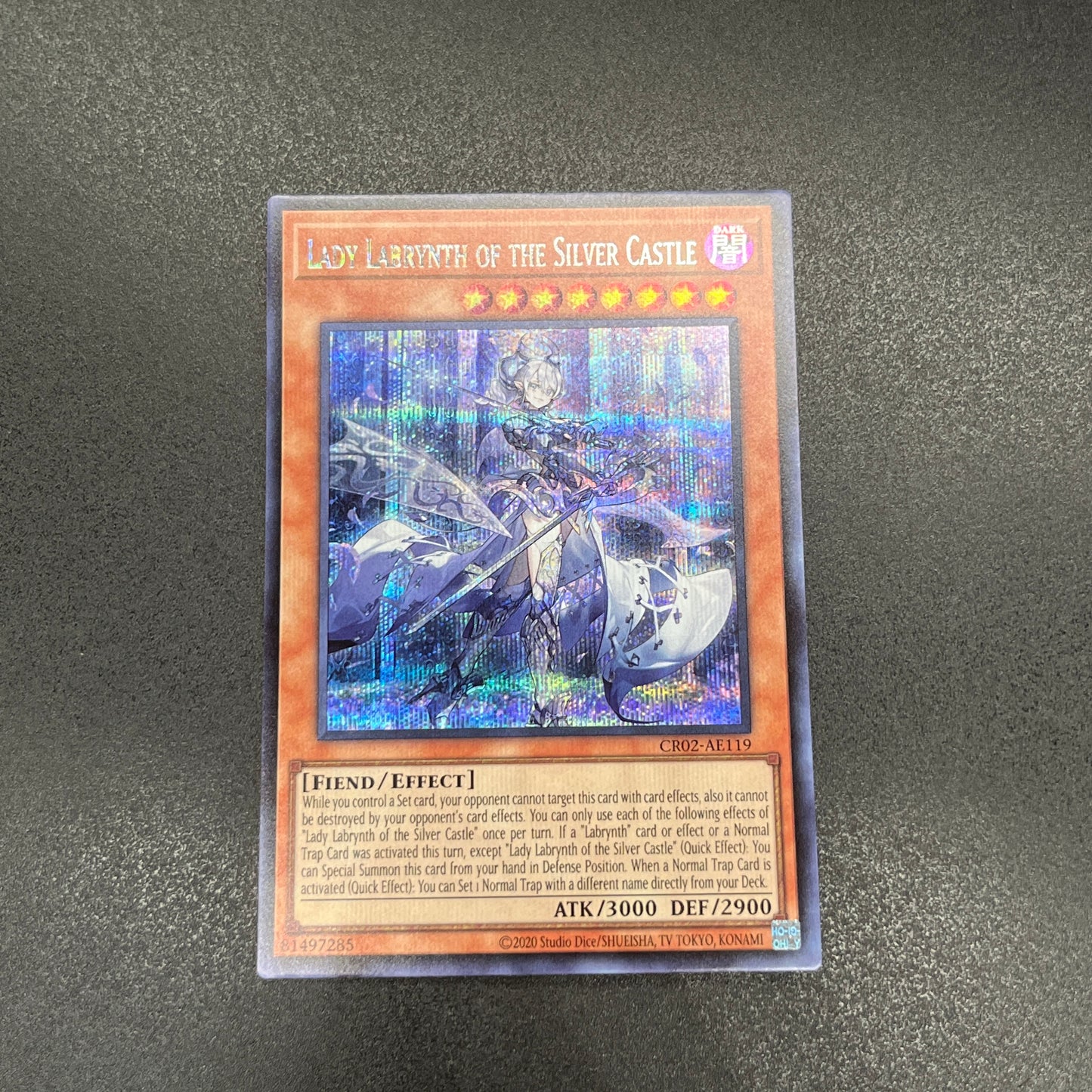 遊戯王 迷宮城の白銀姫/シークレット/英語/泰亜版