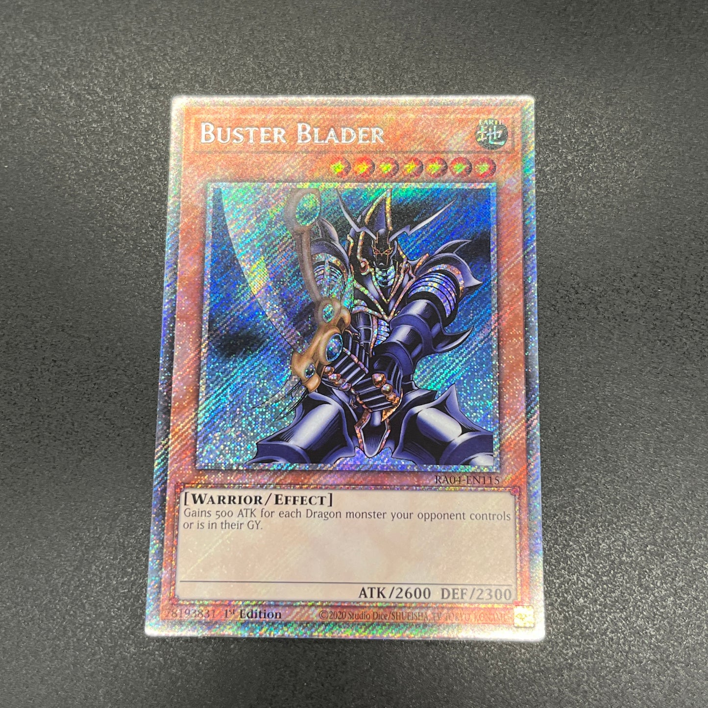 遊戯王 バスター・ブレイダー/プラチナ/英語/1st/EU版