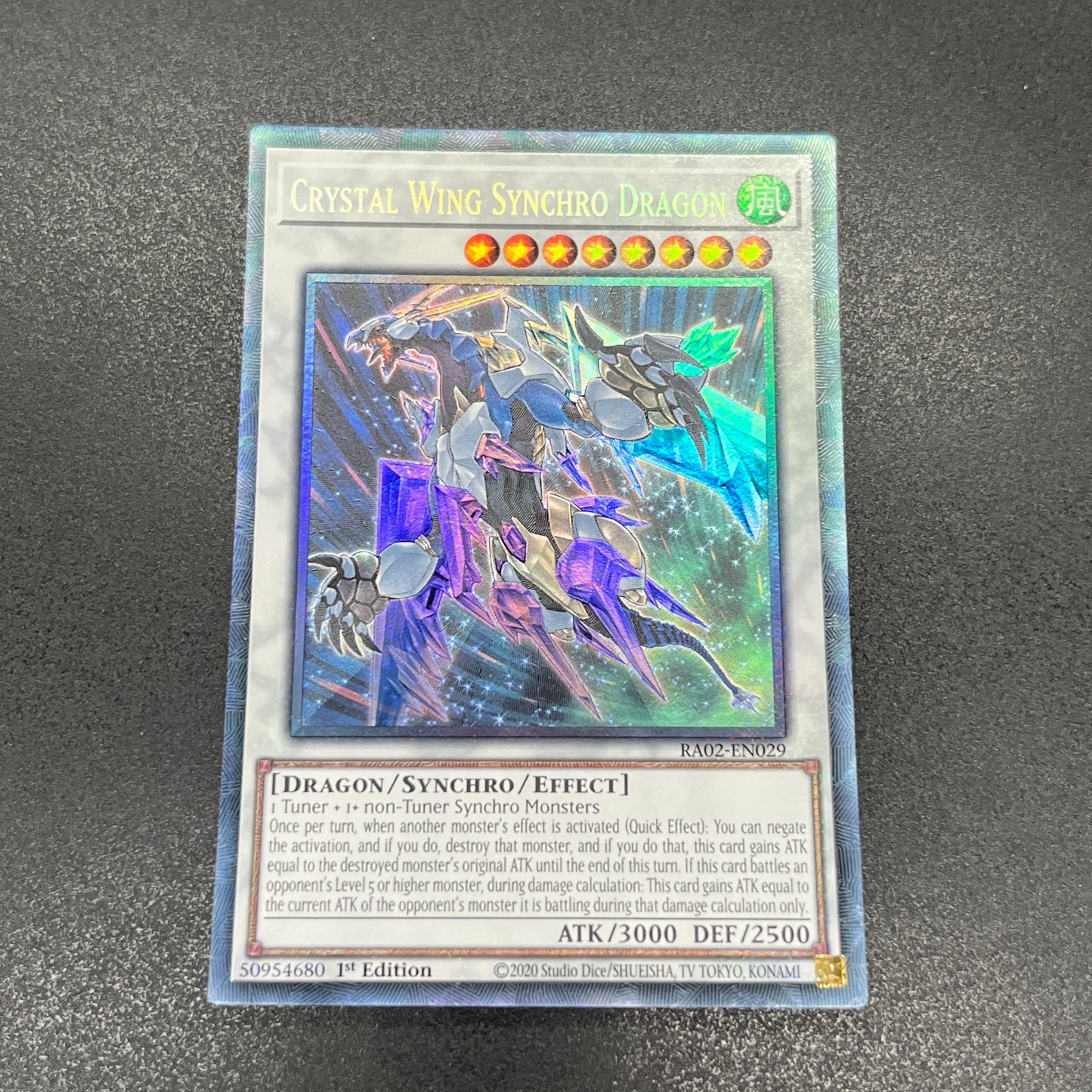 遊戯王 クリスタルウイング・シンクロ・ドラゴン/コレクターズ/英語/1st/EU版